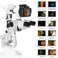 Aist Optics Lampe à fente numérique galiléenne optique de haute qualité Cinq étapes Grossissement LED Équipement d'ophtalmologie LS-5Dx