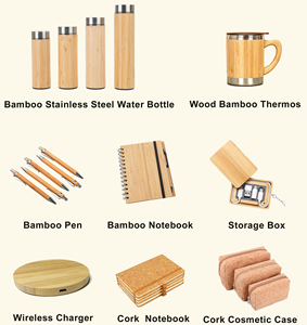 Set Regalo Aziendale Personalizzato con Logo, Kit di Cancelleria Sostenibile in Bambù, Scatola di Benvenuto per Nuovi Assunti - Product Image 2