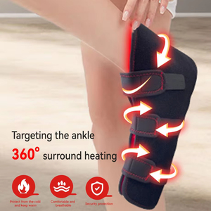 Pantuflas Portátiles de Terapia de Luz Roja 660nm 850nm Ajustables para Alivio del Dolor de Pies - Product Image 1