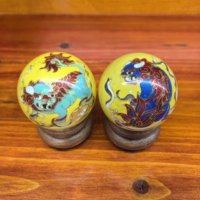 Bolas Musicales Baoding con Patrón de Bola de León Shouxing, Recubiertas de Resina, con Incrustaciones de Alambre Hechas a Mano, para Ejercicios de Manos y Alivio del Estrés