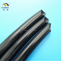 Funda de telar de alambre de PVC flexible, tubo protector de cable de resistencia a la abrasión para automoción, maquinaria