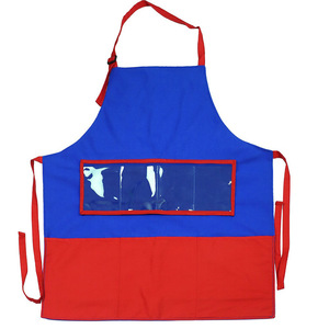 Kindergarten Picture Book Library English Classroom Teaching Bib <strong>Apron</strong> Pockets Parent-<strong>Child</strong> Interactive Expansion Performance - Product Image 6