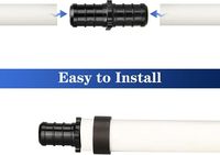 Raccords de raccordement PEX à sertir en PPSU de 1/2 pouce, raccord droit, tête hexagonale, connexion femelle, sans plomb |   pour tuyau PEX
