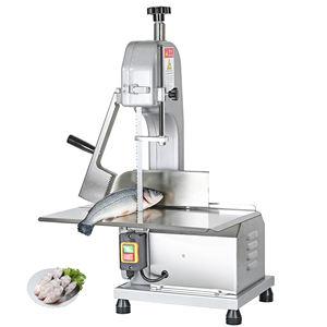 Sierra de Cinta Eléctrica Comercial para Carne y Huesos, de Acero Inoxidable, de Sobremesa, para Carnicería y Carne Congelada - Product Image 4