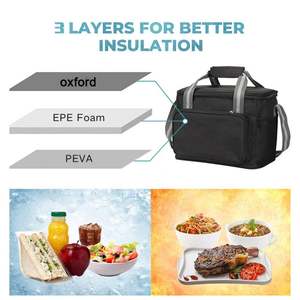 Sac isotherme pliable imperméable de grande capacité pour le déjeuner, écologique et réutilisable, vente chaude 2022 - Product Image 6