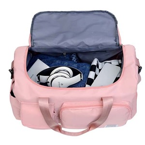 Bolsa de Yoga Personalizada para Viaje, Bolsa Deportiva, Bolsa de Gimnasio Impermeable para Mujer con Compartimento Seco/Húmedo Separado - Product Image 2