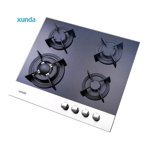 Aparato <span class=keywords><strong>de</strong></span> cocina Xunda, cocina <span class=keywords><strong>de</strong></span> <span class=keywords><strong>Gas</strong></span> con Panel <span class=keywords><strong>de</strong></span> vidrio templado, placa <span class=keywords><strong>de</strong></span> <span class=keywords><strong>Gas</strong></span> integrada <span class=keywords><strong>de</strong></span> 4 quemadores con certificación Ce Estufa a <span class=keywords><strong>Gas</strong></span> - Product Image 2