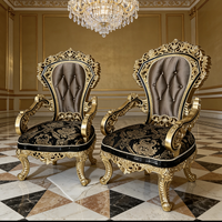 Canapé King Size de Luxe, Design Baroque, Meubles de Style Antique Royal Classique, Ensembles de Canapés pour Salon