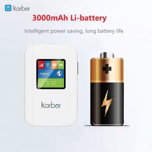 Karbor OEM 4G Mifis 3000MAh Túi Di Động Wifi Router Nhỏ Nhất Không Dây Hotspot Modem Cho SOHO Voip VPN Chức Năng TD-LTE Wifi - Product Image 6