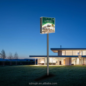 Boîte lumineuse décorative rectangulaire en aluminium pour extérieur, alimentée par énergie solaire, étanche, pour affichage publicitaire et stand d'exposition - Product Image 5