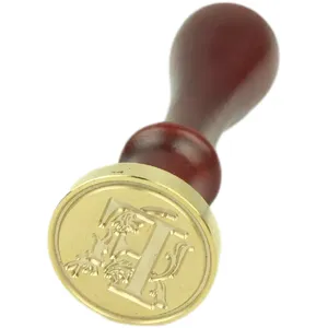 wax seal stamp with handle,wax seal stamp tarot bee,gold wax seal stamp stickers sealing wax stamp head pre-made Letter F