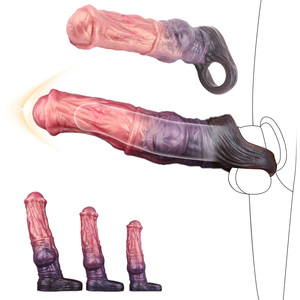 YOCY Dildo a Forma di Cavallo Cavo da 10 Pollici, Estensore del Pene, Guaina per Pene, Ingrandimento del Pene, Potenziatore Sessuale per Uomini - Product Image 1