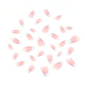 30 pezzi di unghie finte in acrilico, unghie finte naturali, unghie artificiali all'ingrosso, etichetta privata OEM, per bambine - Product Image 4