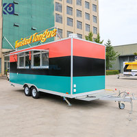 CAMPTRL Camion de restauration mobile, Remorque de vente ambulante, Restaurant mobile, Remorque alimentaire pour événements, Chariot alimentaire personnalisé à vendre aux États-Unis