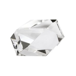 รางวัลคริสตัล K9 ขนาด 50x50x80 มม. แบบใส ขอบเจียระไน - Product Image 2