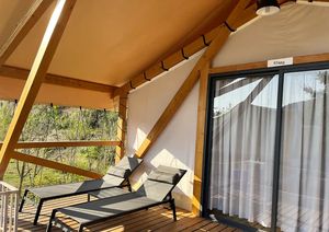 Carpas <span class=keywords><strong>de</strong></span> 24 Metros Cuadrados con Diseño <span class=keywords><strong>de</strong></span> Casa, Carpa Prefabricada para <span class=keywords><strong>Dormir</strong></span> con Baño y Control <span class=keywords><strong>de</strong></span> Clima - Product Image 6