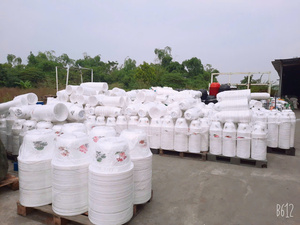 <b>Extra</b> <b>Large</b> Vietnam Manufacturer White <b>Printed</b> Plastic Plant Pot PP Flower Planter <b>Large</b> Capacity Garden Bonsai Container A600 - Product Image 2