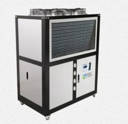 Enjeksiyon kalıplama endüstriyel 17ton su soğutucu için hava soğutmalı glikol buzdolabı makinesi soğutma