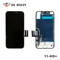Para iPhone 11/11PRO/11PROMAX/12/12PRO/12PROMAX/ Pantalla LCD HD+ In-cell de Alta Calidad, 500-700 Lúmenes, 1 Año de Garantía, 6.0-6.7 Pulgadas