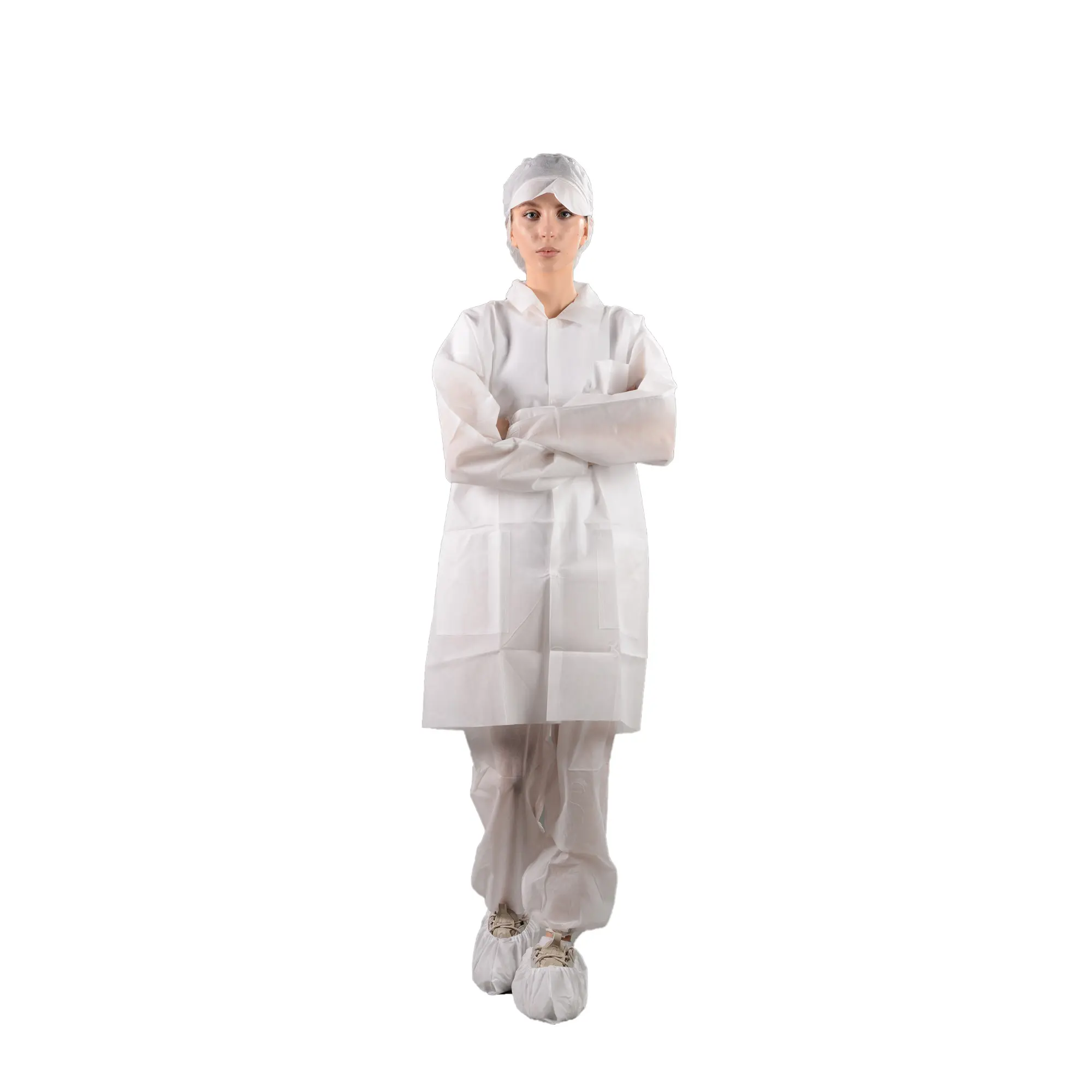 전문 실험실 코트 화이트 Labcoats 랩 코트 성인용 도매 블라우스