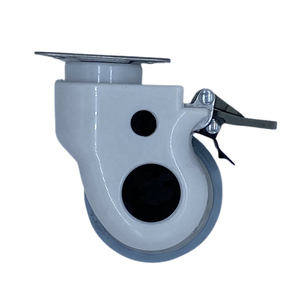 4 Zoll Direktlieferanten-Lenkrolle für Möbel Leichte Medizinische Rollen für Betten - Product Image 6