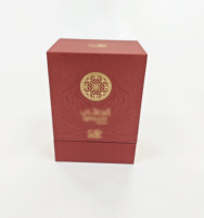 Boîtes d'emballage de parfum de luxe avec gaufrage carton rigide matériaux recyclés pour Oud & bois d'agar couleur et logo personnalisés