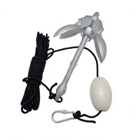 Ancre pliable en acier moulé 3,5 lb, kit de remplacement pour systèmes marins, kayaks, canoës, planches à pagaie SUP, jet-skis, bateaux