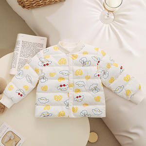 <span class=keywords><strong>Giacca</strong></span> in cotone leggero con cappuccio per ragazzi ragazze chiusura con cerniera calda fodera interna per l'autunno inverno per i neonati bambini piccoli - Product Image 1