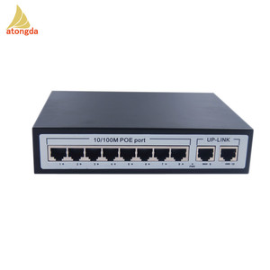 <span class=keywords><strong>Switch</strong></span> <span class=keywords><strong>Ethernet</strong></span> <span class=keywords><strong>POE</strong></span> a 8 Porte 96W 100Mbps con 2 Porte Uplink RJ45, <span class=keywords><strong>Switch</strong></span> di Rete <span class=keywords><strong>POE</strong></span> a 8 Porte - Product Image 1