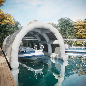 Thuyền bơm hơi nơi trú ẩn không thấm nước nổi bìa và lưu trữ Lều Inflatable nhà để xe Phụ kiện tàu cho các dự án nước - Product Image 2