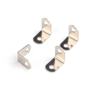 Supports d'angle en acier au carbone plaqué argent pour montage de cadres photo - Product Image 2