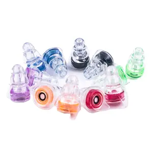 Ear Noise Reduction Harmful Noise Reduction Music Quality Maintaining High Fidelity Plush Silicone Earplugs Ear Hearing Protectors