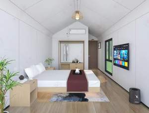 Invulnerabilidad Logística Comedor Oficina Hogar Estructura de acero Casa contenedor Impermeable <span class=keywords><strong>Apple</strong></span> Cabinas para hoteles - Product Image 6