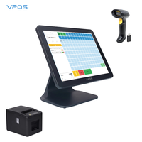 Usine directe tout en un système de point de vente Windows 10 écran tactile Pos Machine pas cher caisse enregistreuse Pos système pour restaurant