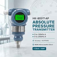 Hanke HK-8051T Absolute Pressure Transmitter 0-250kPa MEMS Silicon Sensor 4-20mA HART High Accuracy