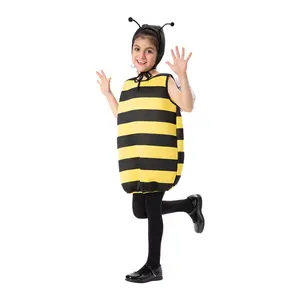 Cheap halloween Child Bee Costume Party Cosplay Fancy Dress