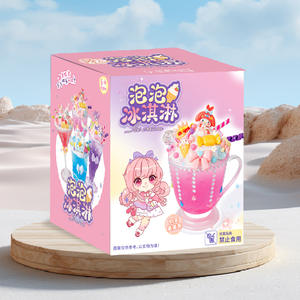 Materiales para Hacer Helados Artesanales para Niños, Juego de Juguetes para Niñas, Regalo, Caja de Helados de Burbujas de Colores - Product Image 4