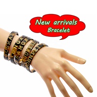 Nouveautés : Bracelet jonc tribal personnalisé en résine époxy pour les habitants des îles hawaïennes, polynésiennes et samoanes