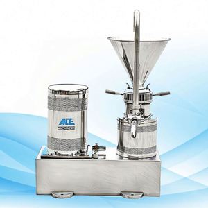เครื่องบด JMS-50คอลลอยด์ว่านหางจระเข้ขนาดเล็กสำหรับผลิตเนยถั่วสำหรับโรงงานผลิตแป้งนมถั่วเหลืองแป้งข้าวโพดน้ำอุปกรณ์ทำไวน์ได้รับการอนุมัติจาก CE - Product Image 1