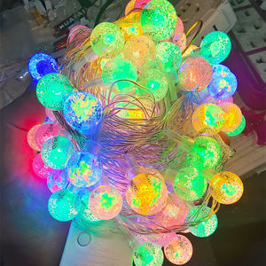 Boule de cristal <span class=keywords><strong>solaire</strong></span> étanche à LED, guirlande lumineuse boule à bulles, <span class=keywords><strong>tente</strong></span> de festival en plein air, camping, guirlande lumineuse décorative - Product Image 4