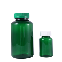 Bouteille de médecine en plastique pour animaux de compagnie, 150cc, 750cc, bouteille de médecine, bouteille de vitamine en plastique avec bouchon à vis, bouteille de capsule