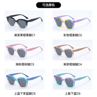 Lunettes de soleil polarisées 2026 pour enfants, monture souple en silicone, protection UV400, verres dégradés haute définition, tendance, pour garçons et filles