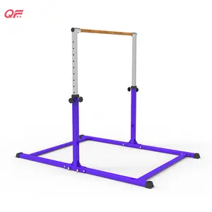 Gymnastics Bars For Home With 1-11 Levels Adjustable Height Stainless Steel Kids Horizontal Training Bar