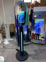 Machine Photobooth Miroir Magique 65 Pouces Interactif avec Appareil Photo Reflex Numérique pour Location d'Événements et Photographie de Fêtes