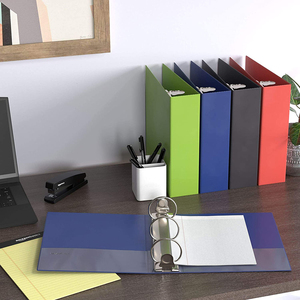 Tùy Chỉnh Chất Lượng Cao PVC Vỏ Nhựa Vòng Binder <span class=keywords><strong>3</strong></span> Vòng Binder Tông Bìa Cứng A4 Tập Tin Thư Mục - Product Image 5