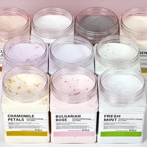 도매 안티 에이징 하이드레이팅 한국 비건 페이셜 파우더 스킨 케어 제품 젤리 페이스 마스크