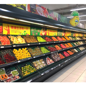 Tủ đông trưng bày trái cây và rau quả giá gốc nhà máy, tủ làm mát rau quả siêu thị - Product Image 6