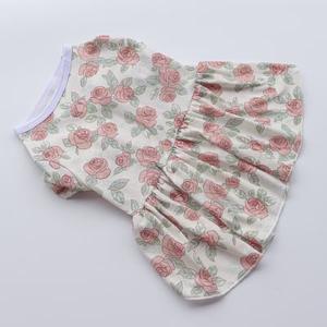 <span class=keywords><strong>Sottoveste</strong></span> in stile francese con rosa, abito Pet-friendly, abito primavera-estate leggero con maniche a sbuffo vestito da orsacchiotto simile a un orsacchiotto - Product Image 3