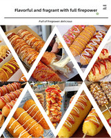 Nouvelle machine à frire les hot-dogs électriques professionnelle pour hot-dogs au fromage 220V