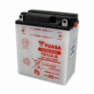 Nueva Batería de Motocicleta Yuasa Yumicron Yb12a 12V 12Ah 150A CCA 144Wh - Product Image 1